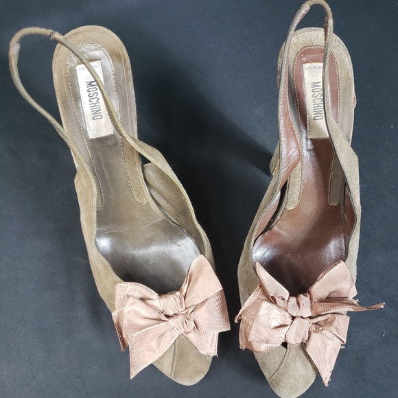moschino slingback